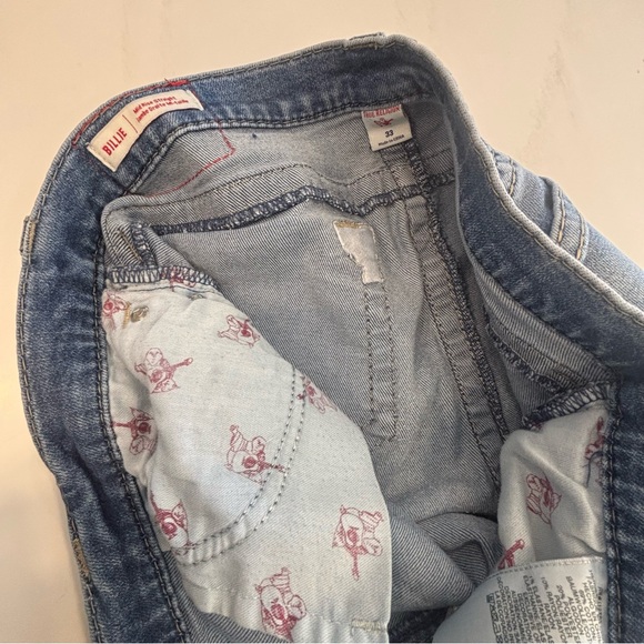 True Religion Billie Mid Rise Straight Jeans size 33 - Picture 10 of 11
